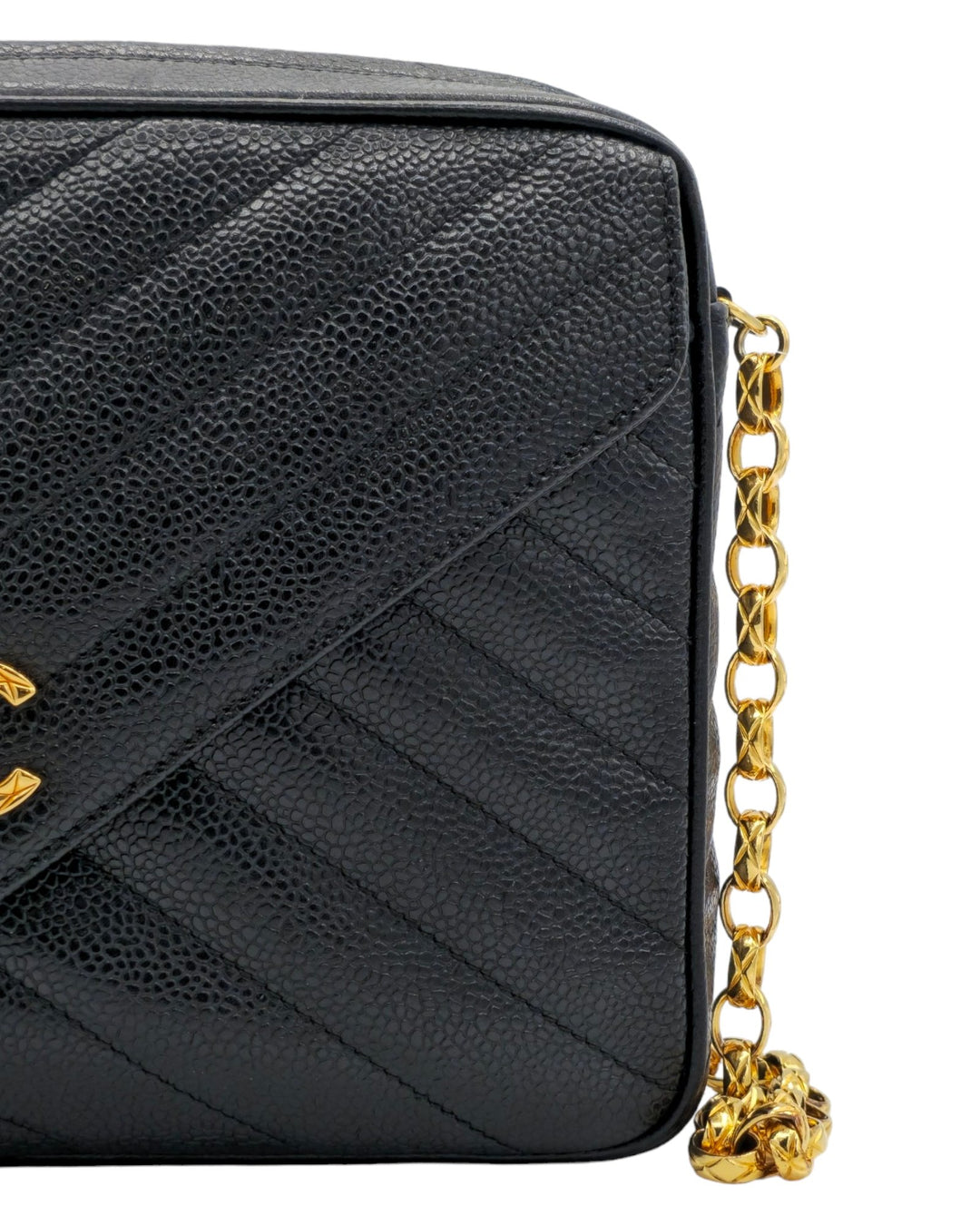 Chanel Chevron Caviar Bijoux Camera Flap Bag Forgotten Luxuries