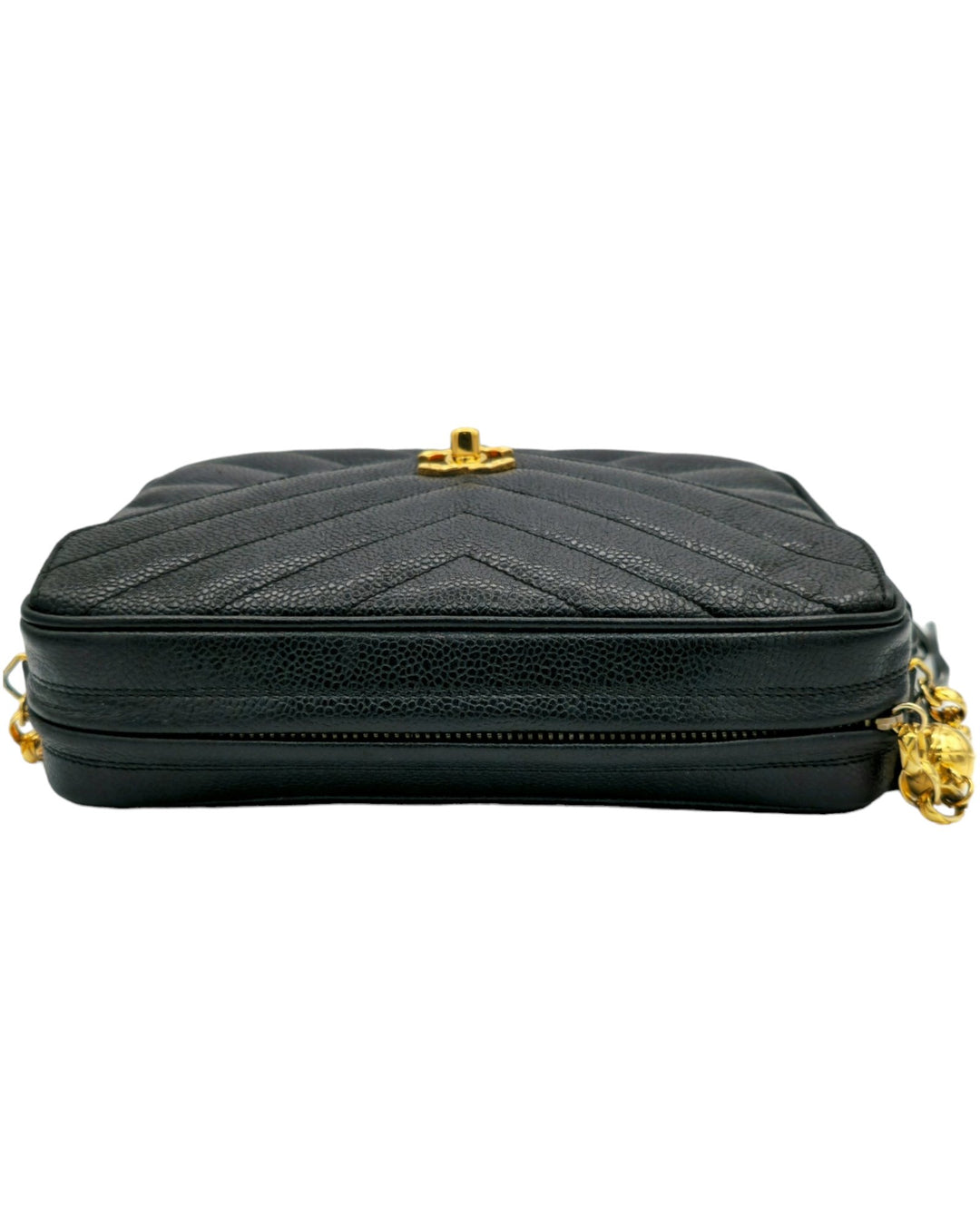 Chanel Chevron Caviar Bijoux Camera Flap Bag Forgotten Luxuries