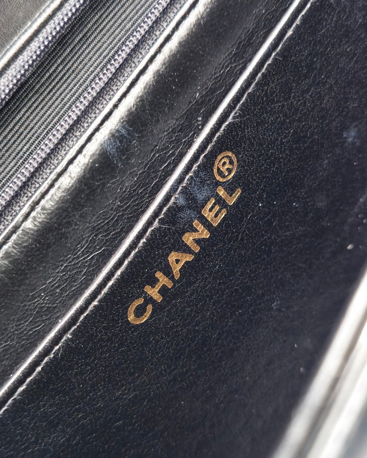 Chanel Mademoiselle Patent Vertical Quilt Flap Forgotten Luxuries