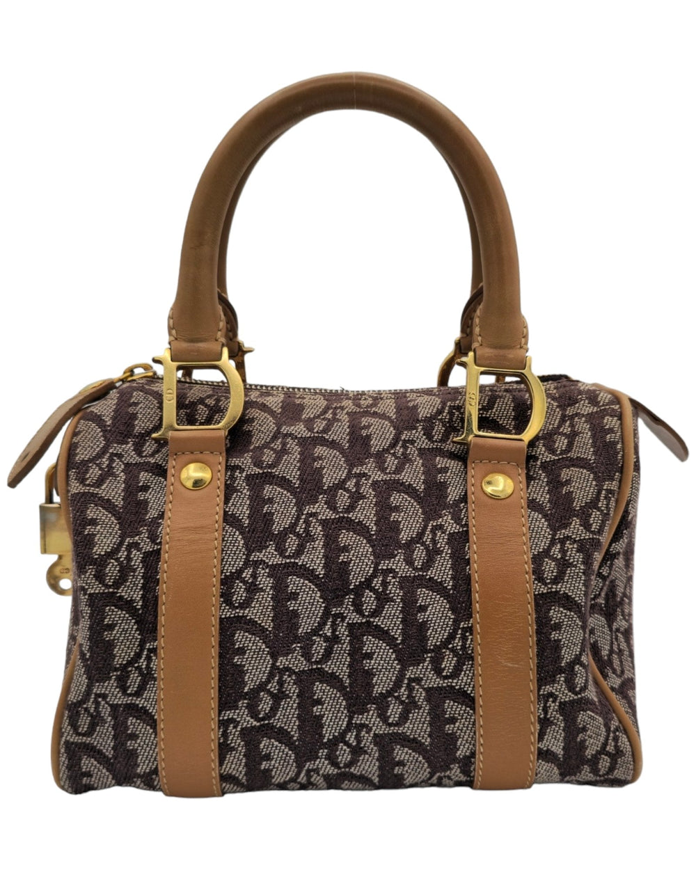 Christian Dior Trotter Canvas Mini Boston Bag - Brown Christian DiorTrotter Canvas Mini Boston Bag - BrownTrotter Canvas Mini Boston Bag - BrownForgotten Luxuries Forgotten Luxuries