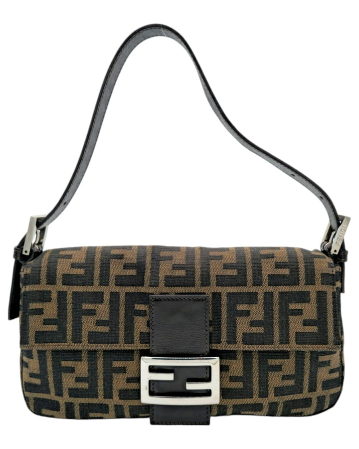 Fendi Zucca FF Baguette Shoulder Bag Zucca FF Baguette Shoulder Bag Forgotten Luxuries