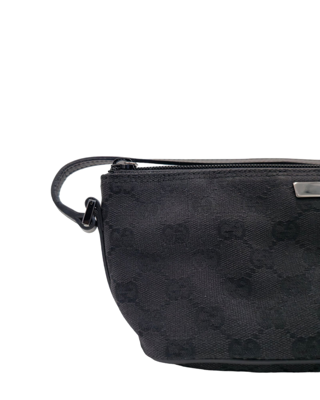 Gucci Monogram Boat Pochette - Black Forgotten Luxuries