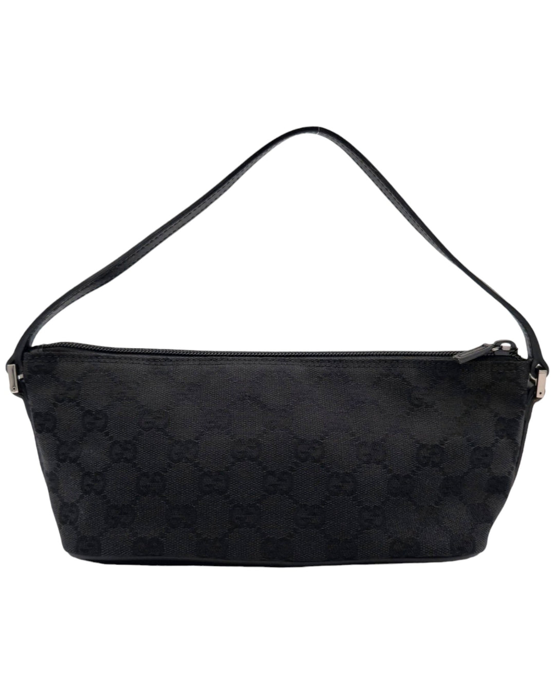 Gucci Monogram Boat Pochette - Black Forgotten Luxuries