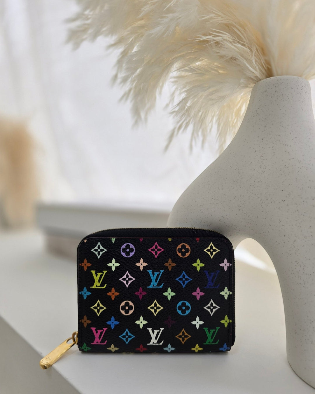 Louis Vuitton Zippy Coin Purse - Black Multicolor Zippy Coin Purse - Black Multicolor Forgotten Luxuries